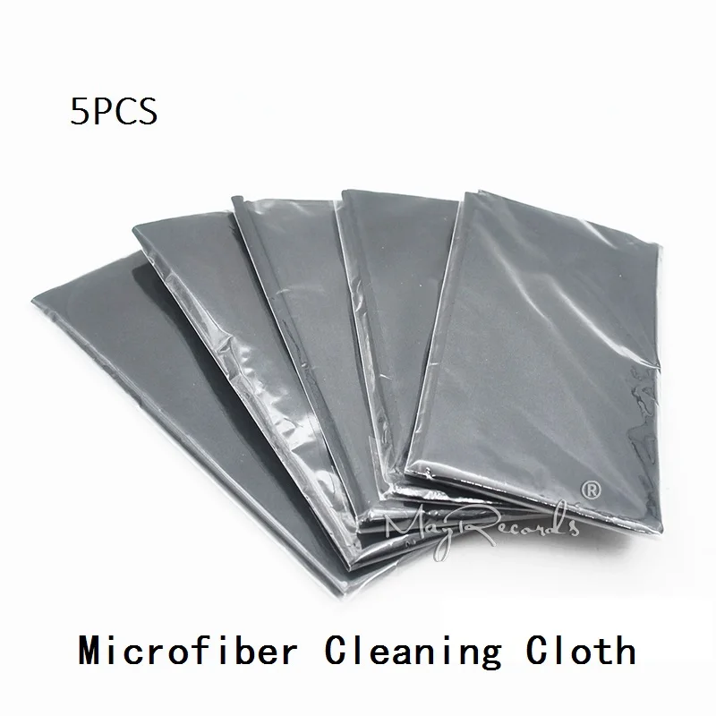5PCS Antistatic Microfiber Cleaning Cloth Record Cleaning AntiStatic