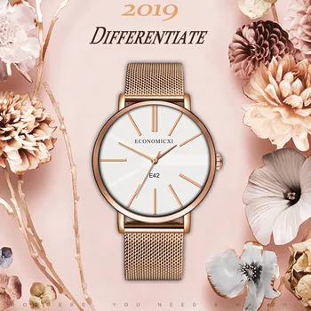 

Watch Women New Ladys Steel belt Watch Fashion Stainless Steel Band Quartz Wrist Watch часы zegarek damski donna orologio montre