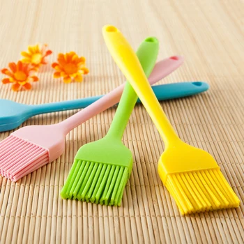 

Home Silicone Baking Brush 1PC Pastry Brush Oil Brushes Cake Bread Butter Baking Tools Kitchen Safety Patisserie BBQ Brush EE5