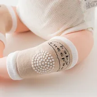 1 Pair Baby Knee Pads Kids Safety Crawling Elbow Cushion Pad Infant Toddlers Leg Warmer Knee Support Protector Summer Kneecap 6