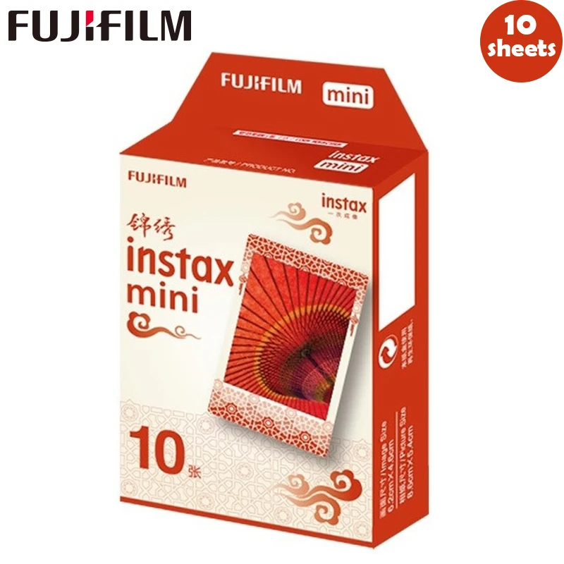 10-100 листов/упаковок фотобумага Fujifilm Instax Mini Film JinXiu для Fuji instant camera 8/7 s/25/50/90/SP-1/SP-2 с посылка - Цвет: 10 sheets