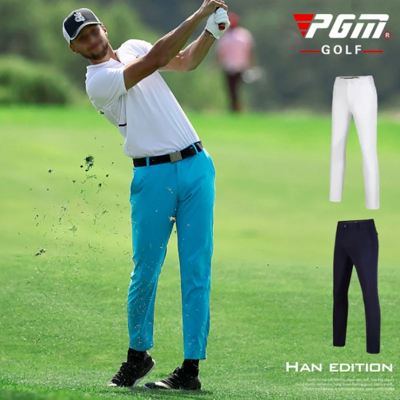 PGM Men Golf Pants Spring Summer Match 