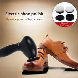 Портативная Автоматическая элекстрическая щетка для обуви Блестящий полировщик портативная электрическая для ботинок кисти для обуви