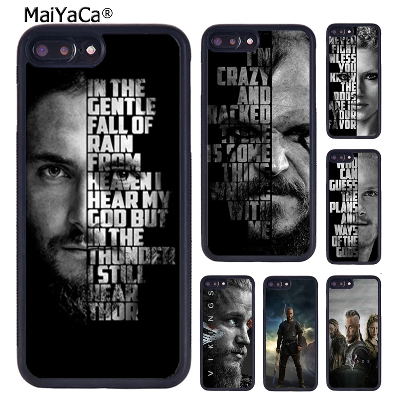 MaiYaCa Vikings Ragnar Bjorn Floki quotes Mobile Phone Case For iphone 11 12 13 Pro MAX X XR XS 6 6S 7 8 Plus 5 5S TPU Cover | Мобильные