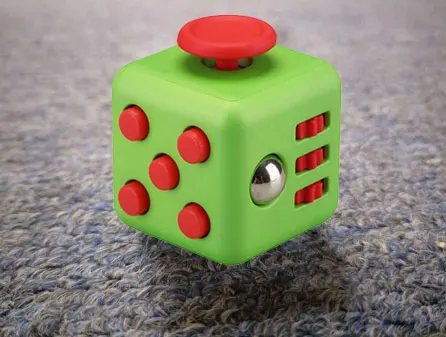 3,3 см куб высокое качество виниловые настольные игрушки для пальцев на день рождения Рождественский подарок антистрессовый кубик игрушки - Цвет: 1