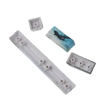 

Replace SpaceBar Keycap PBT Five Sides Dye-Subbed Spacebar 6.25U Cherry Profile Space Bar Keycap for DIY Mechanical Keyboard