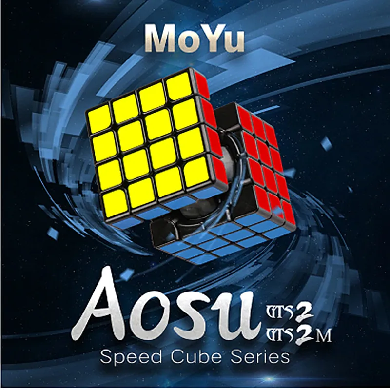 Moyu 4x4x4 cube Aosu GTS2/GTS2 M 4x4x4 Магнитный магический куб moyu 4x4 скоростной куб moyu GTS 2m 4x4 Головоломка Куб moyu 4x4x4 cubo