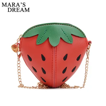 

Mara's Dream 2019 2019 New Children's Messenger Bag Fashion PU Chain Fruit Bag Casual Wild Cute Baby Shoulder Bag