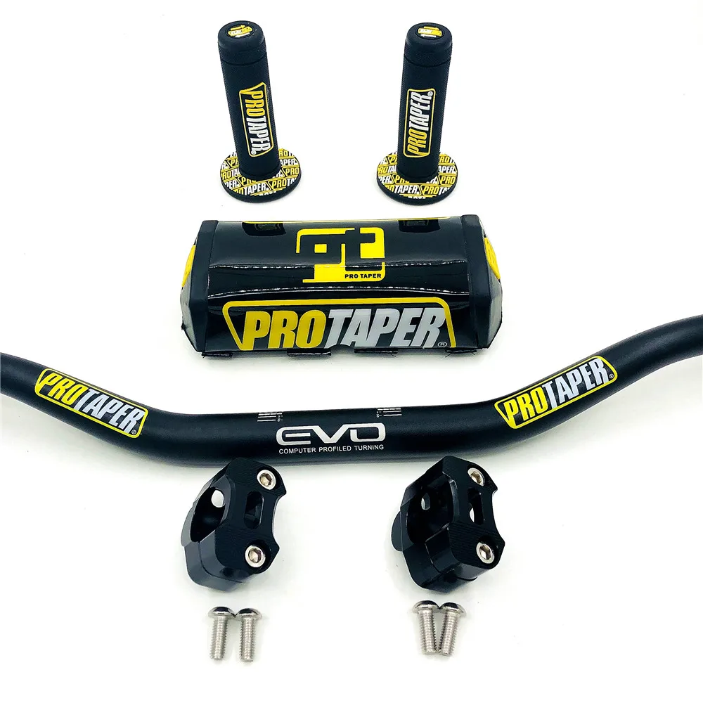 Руль для PRO Taper Pack Bar 1-1/" ручка бар колодки ручки Pit Pro гоночный Dirt Pit велосипед Мотоцикл CNC 28,5 мм адаптер