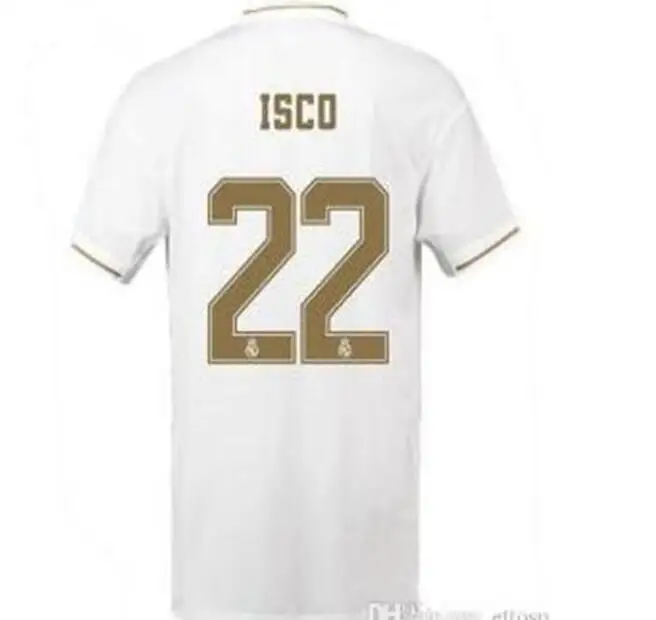 Новое поступление настоящие матриды футболки 19 20 Luka Jovic MODRIC Hazard 3rd ISCO ASENSIO футболки для взрослых - Цвет: shirt