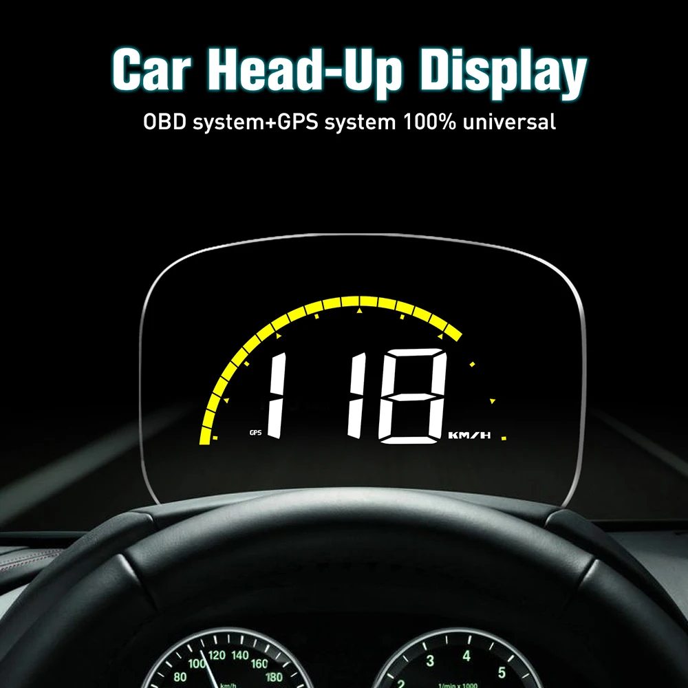 Новое поступление C700s автомобильный Hud Дисплей Obdii+ gps Предупреждение предупреждение о превышении скорости зеркало цифровой проекционный Автомобильный дисплей