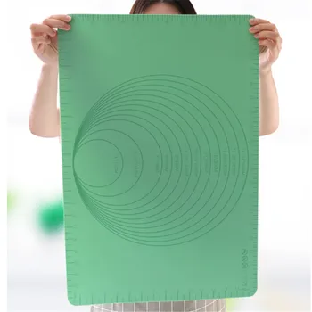 

Silicone Dough Mat 1.5cm Thick Silicone Mat 40*60cm Baking Mat Cake Non-stick Rolling Dough Mat Food Grade Pastry Mat with Scale