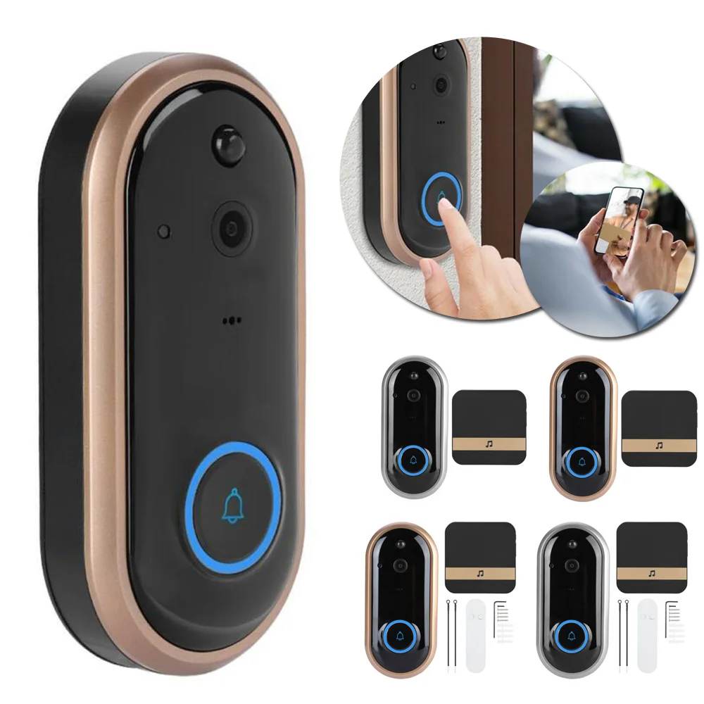 

Intelligent Door Bell Visual Remote Wireless Routing Hanging Security System Ring Chime Camera Smart