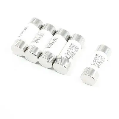 5 шт. AC500V 125A R017 RT18 RT14 RT18 керамческие трубчатые плавкие предохранители ссылка 22 мм x 58 мм