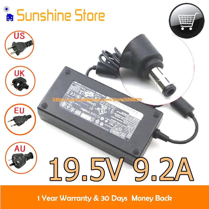 

Genuine Delta 19.5V 9.2A Adapter ADP-180NB BC Charger For X7831 MD98776 ERAZER X7835 GT70 GT60 GS66 GS65 GX70 GX60 157SM P150em