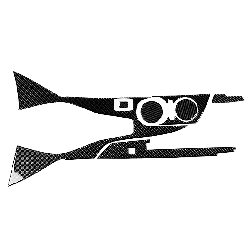 

New Carbon Fiber Interior Water Cup Holder Frame Cover Trim Fit for Chevrolet Camaro 2016-2019