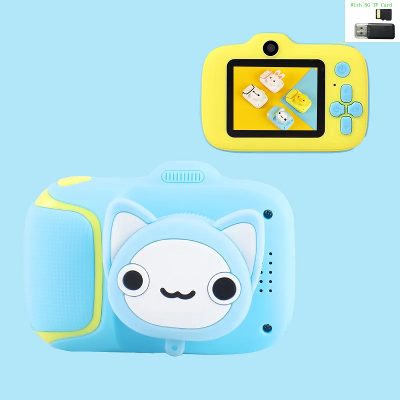 X11 Mini Cartoon Kids Camera Creative Children's Camera HD Digital Camera Portable 1080P Camera For Kids Birthday Christmas Gift 11