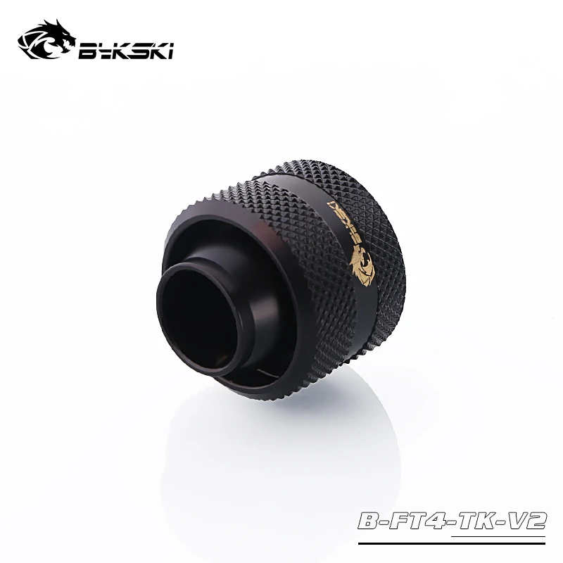 black Bykski внутренний диаметр 13 мм+ наружный диаметр 19 мм шланг/id13мм+ od19мм Мягкая трубка/ручной соединитель G1/4'' - Цвет: black