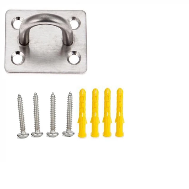 Hammock Bracket Suspension Hook Sex Swing Hanger Buckle Ceiling Mount Kit Accessories For Hanging Chair Gym Fitness Aerial Yoga set V