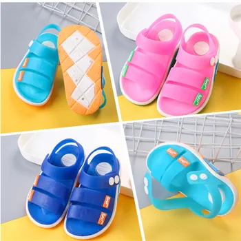 

2020 Summer Casual Kids Sandals Girls Toddler Jelly Sandals Boys Beach Shoes Baby Soft EVA Breathable Comfortable Children Shoe