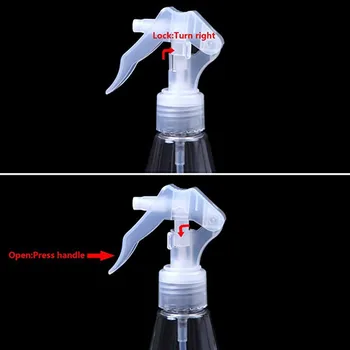 

Plastic Spray Bottle 6PC 200ML Portable Transparent Makeup Moisture Atomizer Pot Fine Mist Sprayer Bottles Hair Hairdressing Too