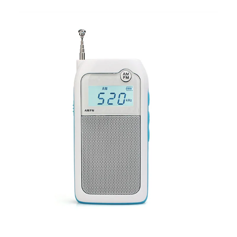 Мини карманный радио FM AM цифровой тюнинговый радиоприемник 9 K/10 K MP3 музыкальный плеер перезаряжаемый аккумулятор портативное радио