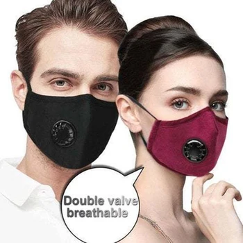

PM2.5 Black mouth Mask anti dust mask Activated carbon filter Windproof Mouth-muffle bacteria proof Flu Face masks Care