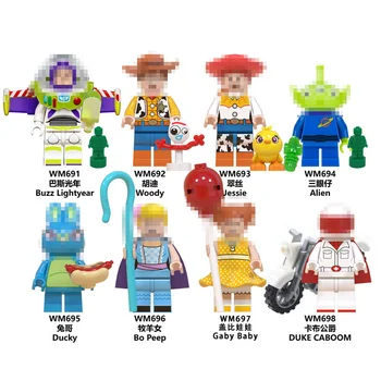

8PCS LEGO Blocks Minifigures 8Pcs/Set Three-eyed boy Classic anime characters Children Toy Gift Compatible with Lego blocks