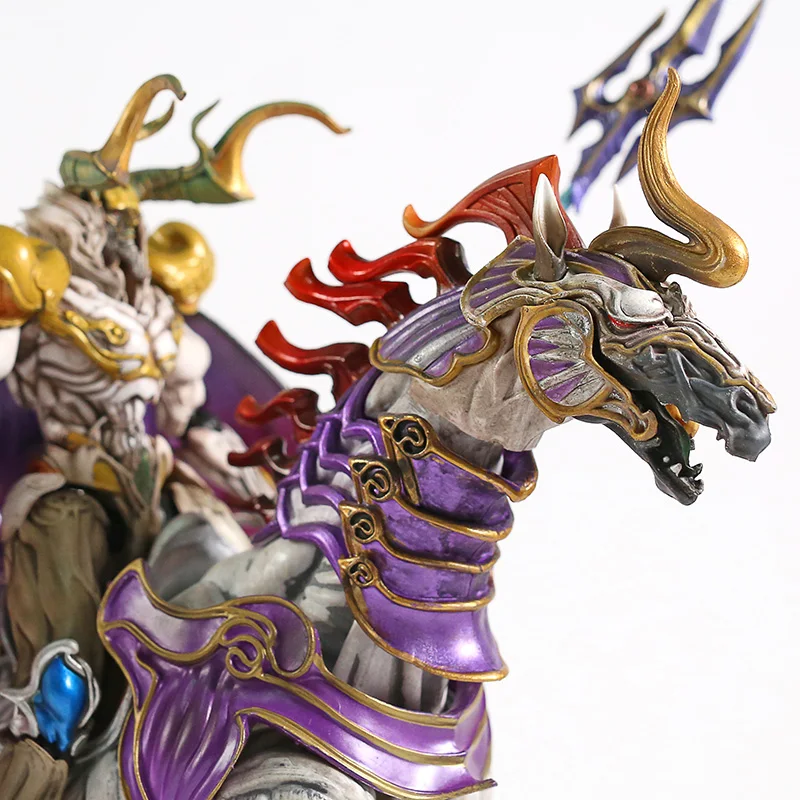 Play Arts Kai Final Fantasy XIII FF13 Odin& Hourse ПВХ фигурка Коллекционная модель игрушки