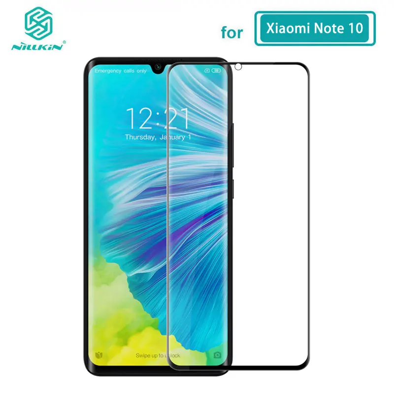 Для Xiaomi Mi Note 10 Стекло NILLKIN DS+ MAX с уровнем твердости 9H полное безопасное клей 3D закаленное Стекло для Xiaomi Mi Note 10 Pro/CC9 Pro