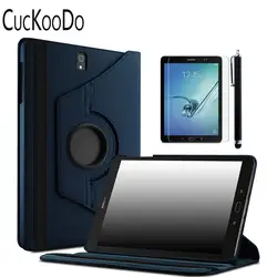 CucKooDo 360 градусов смарт вращающийся стенд чехол для Samsung Galaxy Tab S3 9,7 дюймов SM-T820/T825 + протектор экрана + стилус