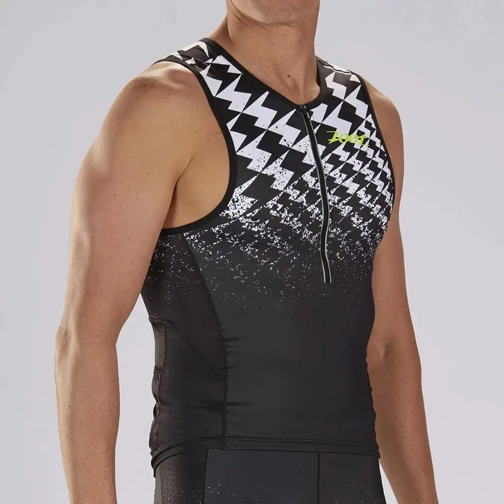 9d gel pad Zoot Велоспорт Триатлон без рукавов костюм на заказ skinsuit велосипед speedsuit велосипед Триатлон бег боди Одежда Набор цельный комбинезон - Цвет: 9d gel pad