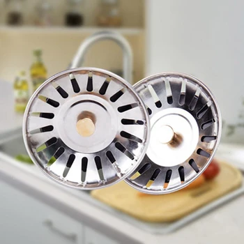 

High Quality Stainless Steel Kitchen sink Strainer Stopper Waste Plug Sink Filter filtre lavabo bathroom hair catcher