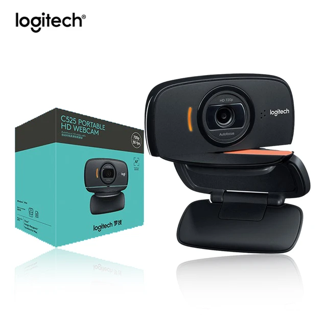 Logitech C525 Webcam Autofocus Hd 720p Video Calling Skype Usb 360 Degree Swivel Shipping - Webcams AliExpress