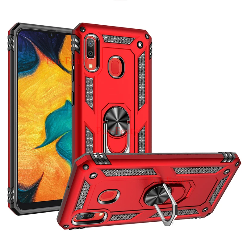 

For Samsung Galaxy A30 SM-A305 Case Hard PC + Soft TPU Shockproof Back Cover For Samsung A 30 SM A305FN fashion Phone Case