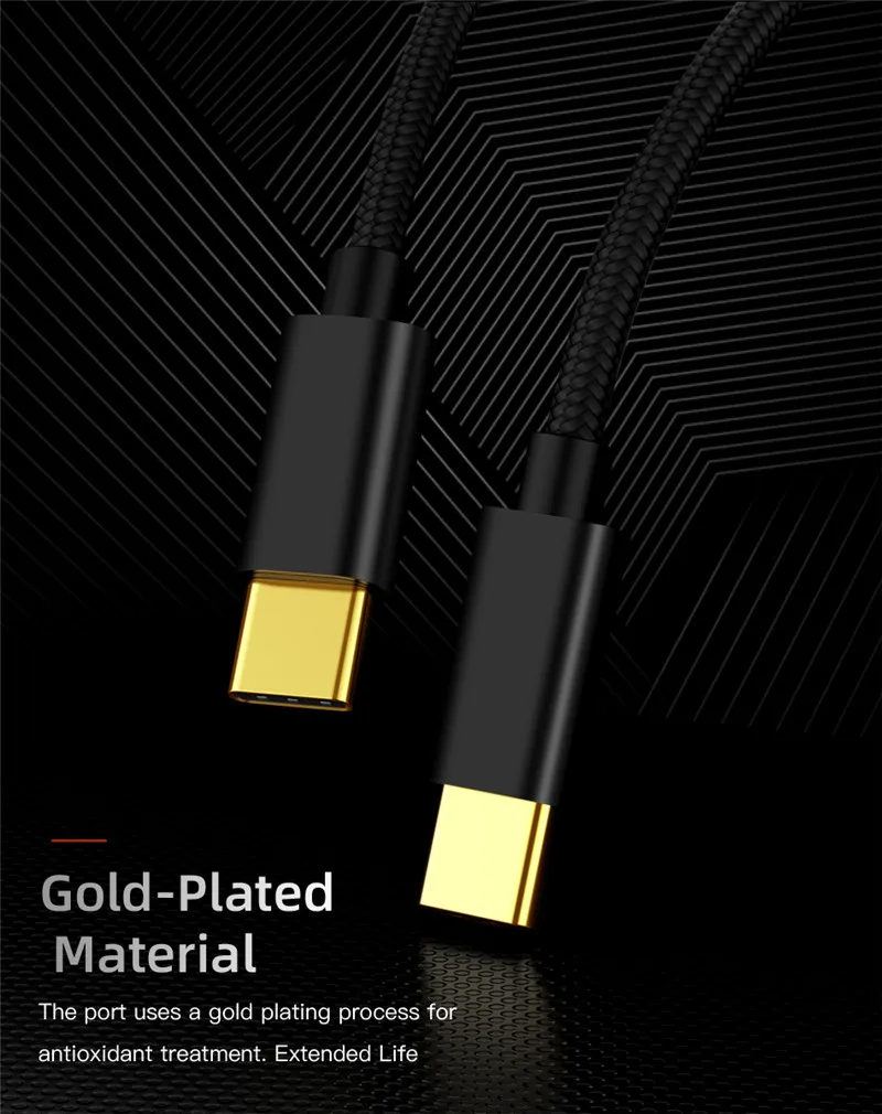 60 Вт usb type C к usb type C кабель для Macbook samsung Galaxy S9 Plus 3A QC3.0 PD Быстрая зарядка кабель для USB C type-C устройств
