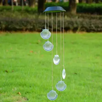

Solar Color Changing Landscape Lamp LED Wind Chimes Romantic Wind Chimes Lamp Garden Super Bright Durable Wind Chimes Light
