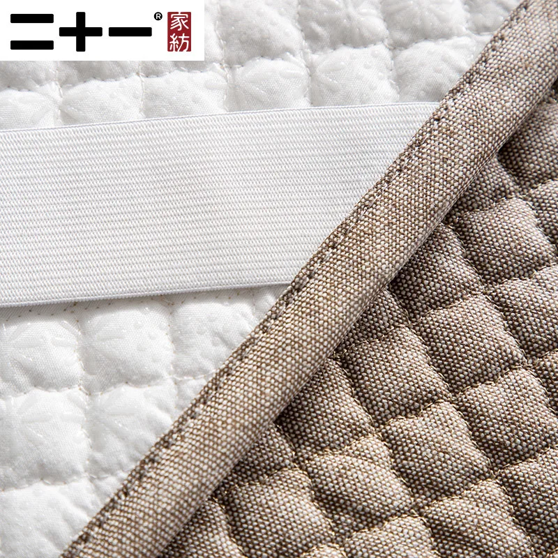 Домашний текстиль можно стирать в стиральной машине хлопок лен летний коврик для сна из трех частей кондиционер коврик складной нескользящий постельные принадлежности
