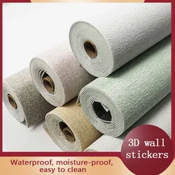 280cm 3D Foam Wall Sticker Decal Self-Adhesive DIY 3D Wallpaper Moisture-Proof And Waterproof Living Room Bedroom Home Decora