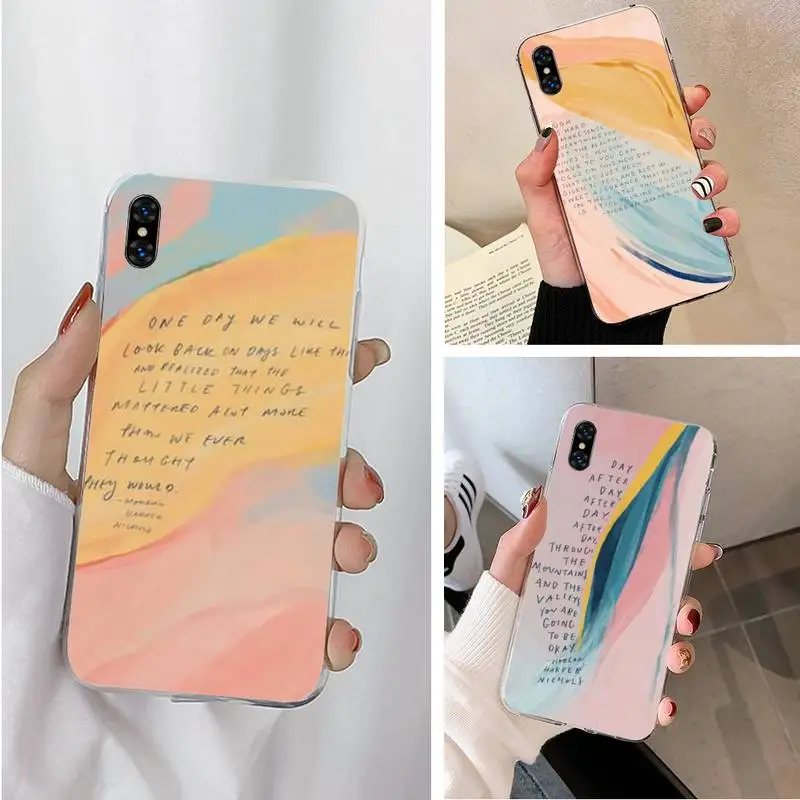 Корейский Sttyle окрашенный чехол для телефона Iphone 5 6 7 8 11 Plus XR X XS MAX SE2020 IPhone 11PRO