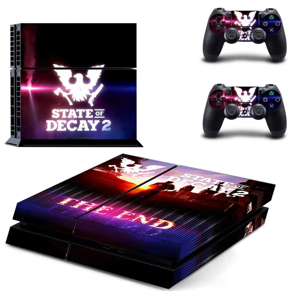 State of Decay 2 PS4 стикер кожа PS 4 стикер s Play станция 4 наклейки Pegatinas для консоли playstation 4 и 2 контроллера