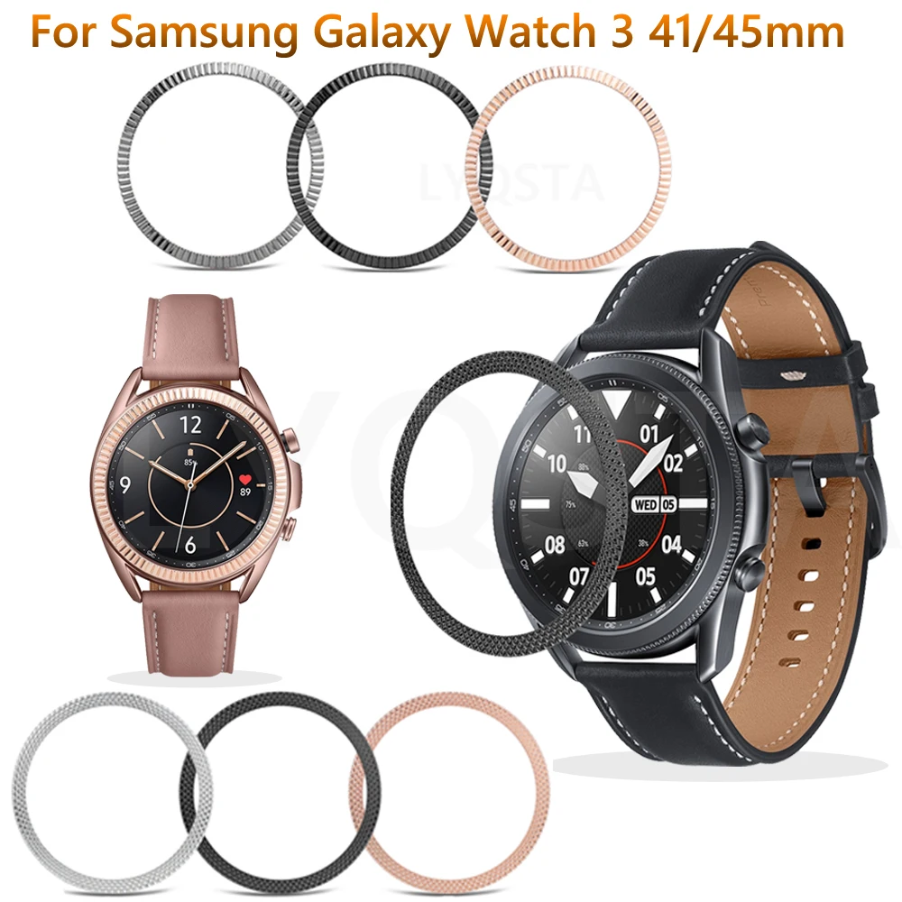 Лидер продаж металлический чехол с кольцом-ободком для часов Samsung Galaxy Watch 3 45 мм/3 41