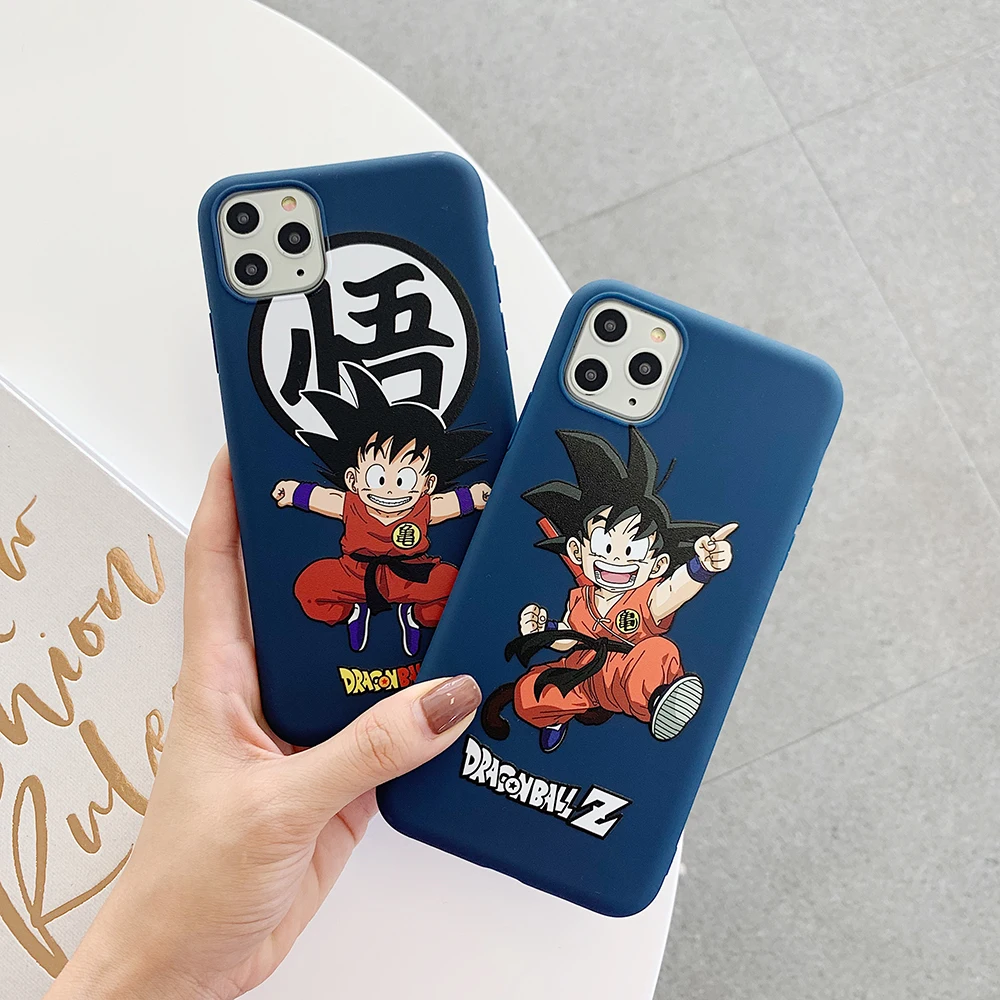 Милый Dragon Ball Z Супер Сон Гоку драгонболл зет чехол для iPhone 11 11pro 7 8 Plus X XS Max XR Мягкая силиконовая задняя крышка Coque Fundas