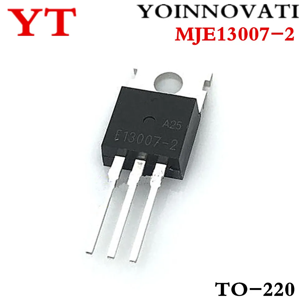 100 шт./лот MJE13007 MJE13007-2 E13007-2-220 IC лучшее качество | Электронные компоненты и