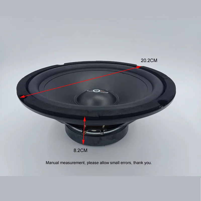 Shipping Free High Power Speaker 8 Inch 400W 4Ohm Midrange Audio Louder Speakers Woofers Automobile Russian Car Woofer