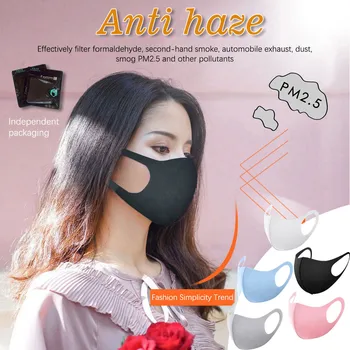 

10pcS Health Cycling Cotton Washable Reusable Face Mouth Mask 3D Cloth Anti-dust Safety Fashion Designer Women Men Mouth Masks