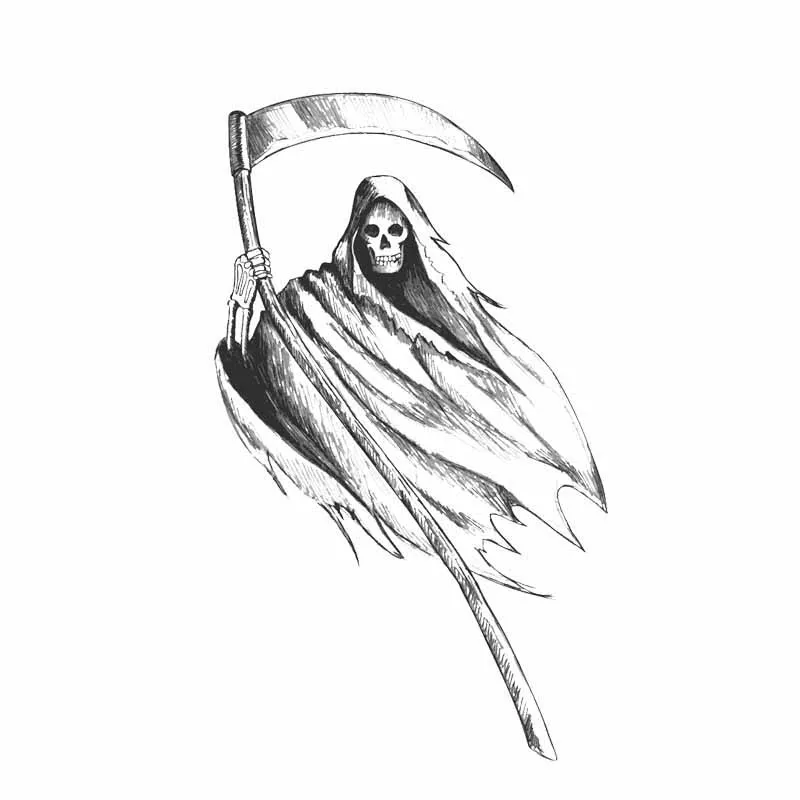 Горячая личность наклейки для автомобиля-кар Death серпы череп KK виниловые