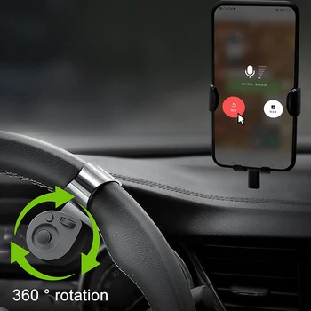 

Hot Portable With Bracket Mobile Phone Wireless Controller Remote Control Car Mounted Steering Wheel Mini Multifunction For Andr