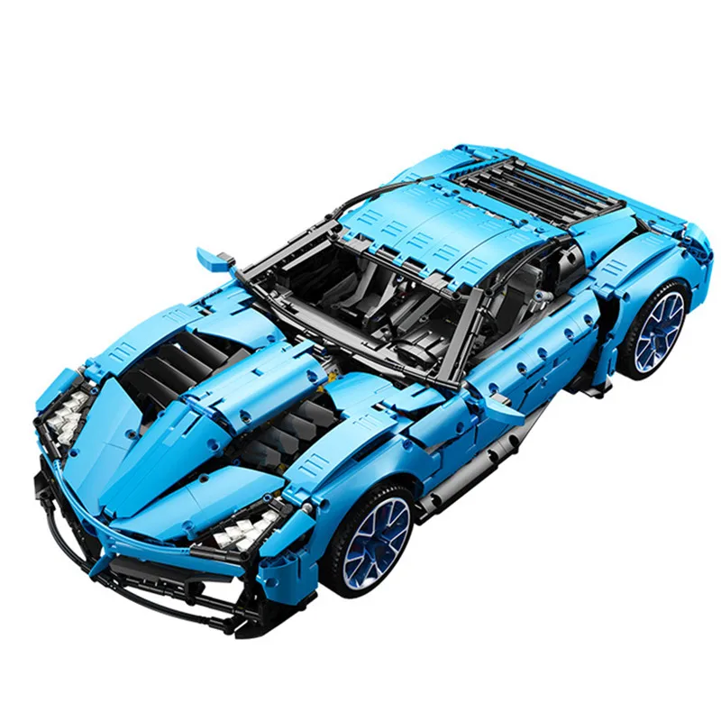 Новый технический MOC 5530 Гибридный супер гоночный приспособление для автомобиля