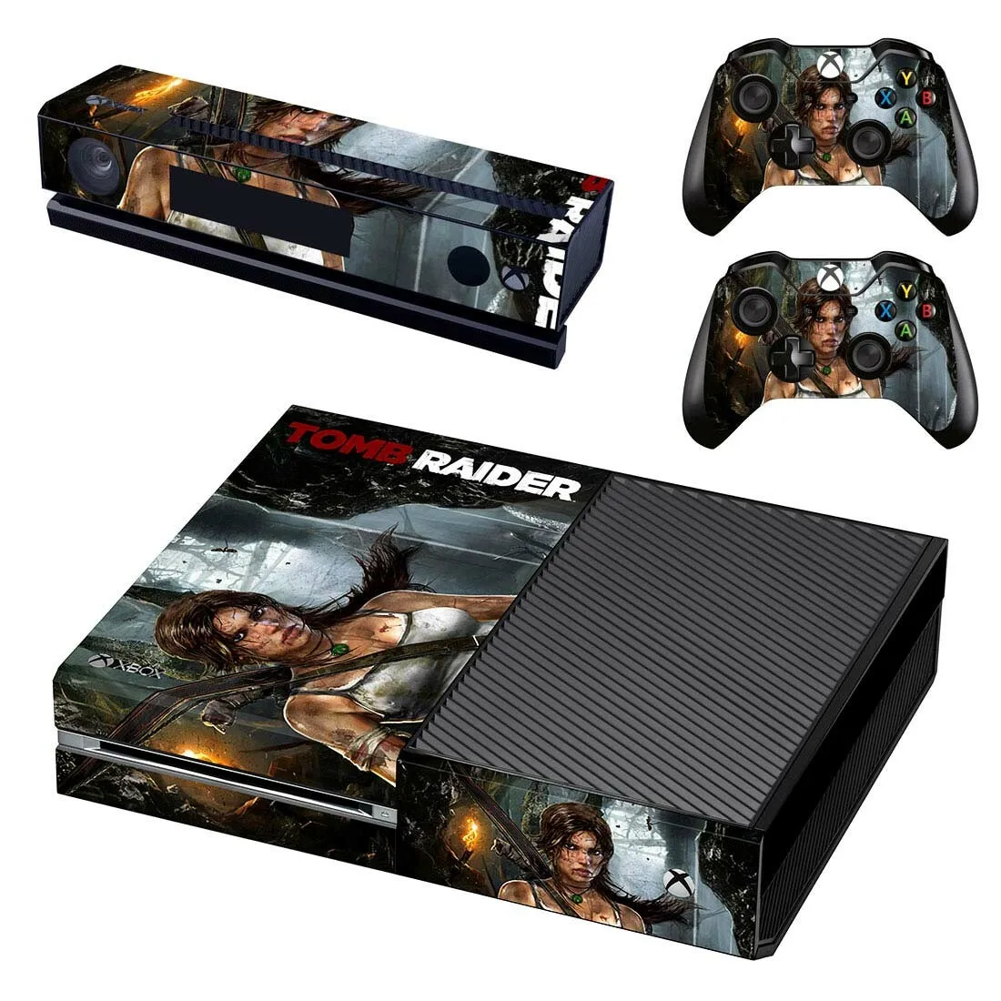 Tomb Raider стикер s для xbox one виниловые наклейки на кожу стикеры Adesivo для xbox one консоль Kinect два контроллера Скины